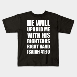 Isaiah 41-10 Inspiring Scripture Personalized Kids T-Shirt